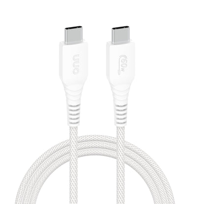 3Ft USB-C to USB-C Braided Charging Cable, Fast Charging, USB-IF Certified, White - Compatible with Iphone 17/16/15 Series, Samsung Galaxy, Note, Pixel Devices Ipad Pro, & More